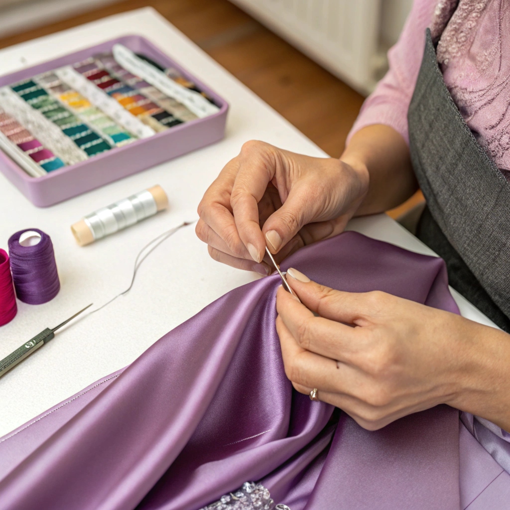 Detalle de confección artesanal